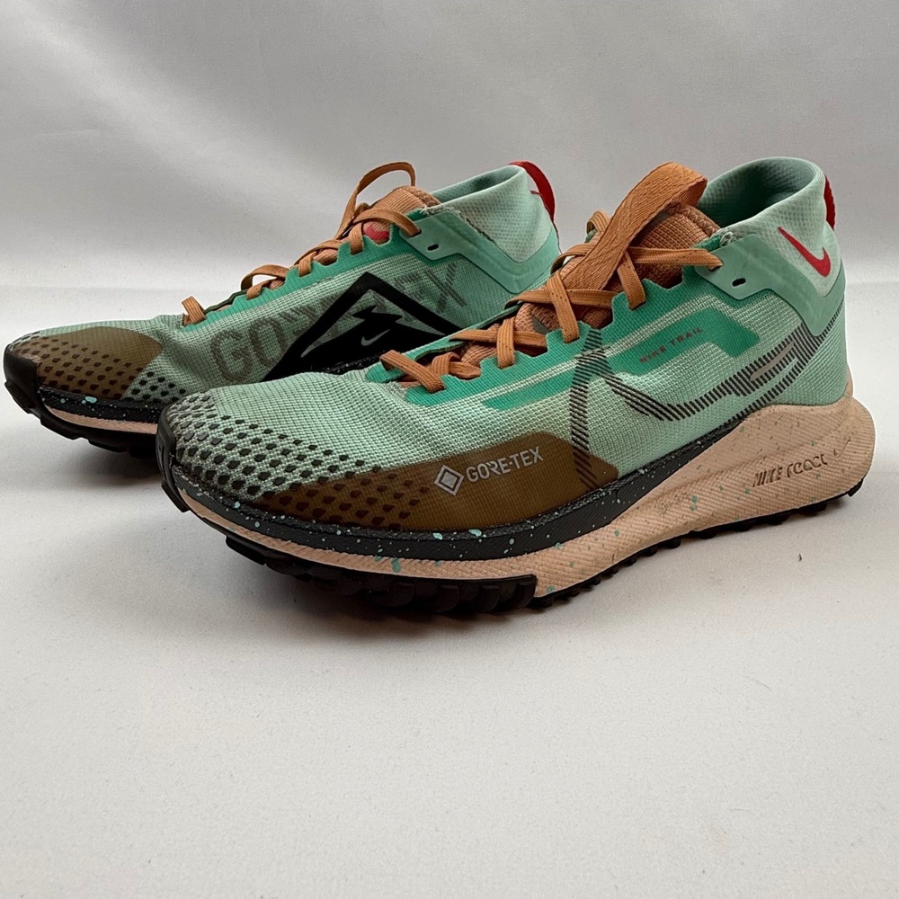 Nike Pegasus Trail 4 GORE-TEX Mens Running Shoes Green DJ7929-301 Size 9.5